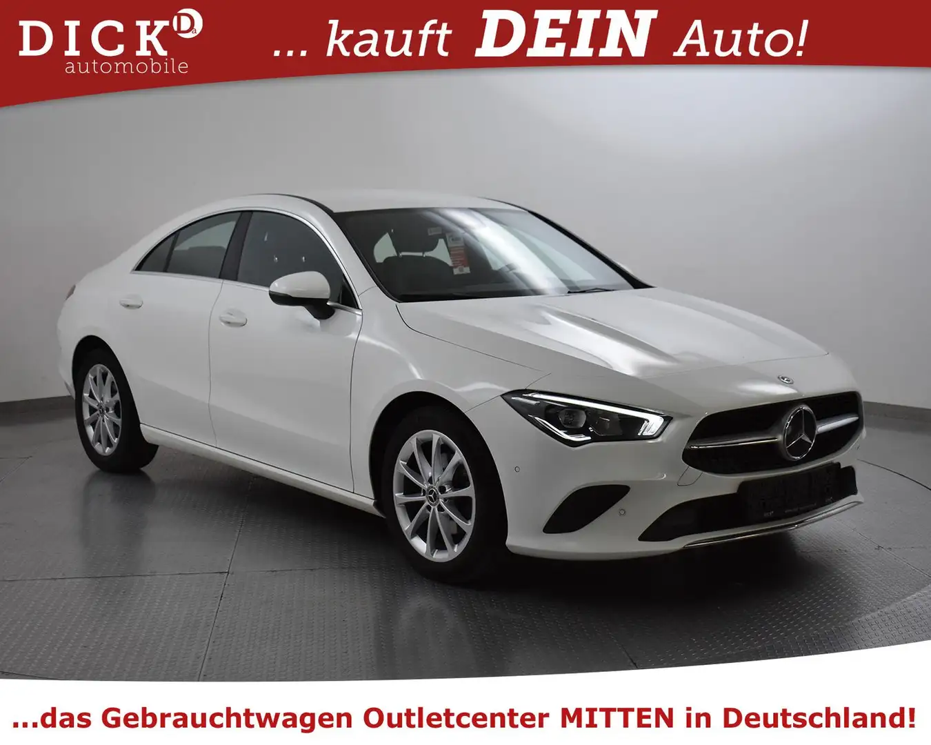 Mercedes-Benz CLA 180 Coupe Progress WEIDES+NAVI+LEDER+SHZ+LED White - 1