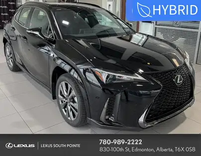 Black 2025 Lexus UX Hybrid 300h F SPORT 2 AWD SUV / Crossover Continuously Variable Transmission
