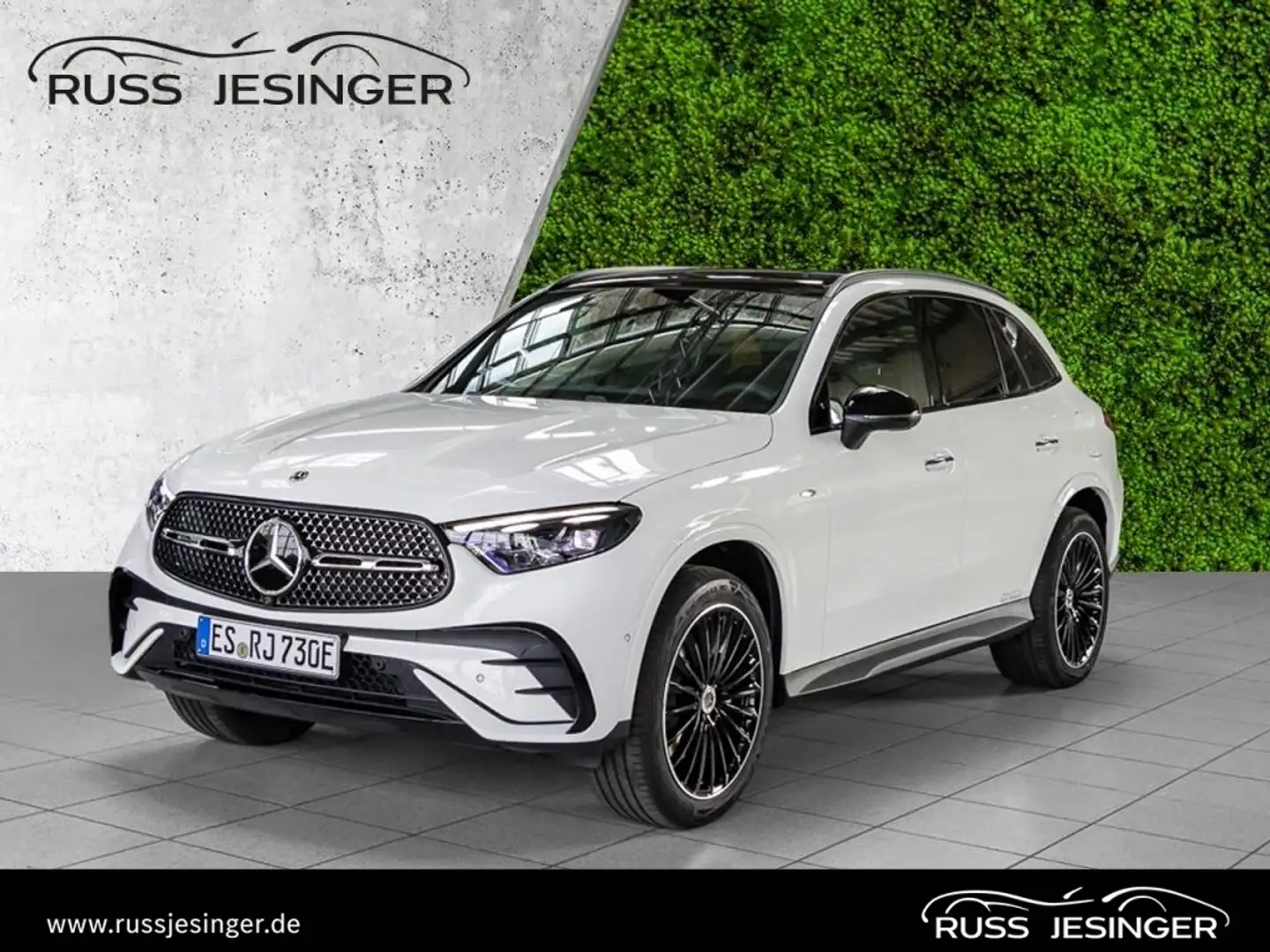Mercedes-Benz GLC 400 e 4M AMG Line *AHK*360*Distr*Pano*Burm* Weiß - 1