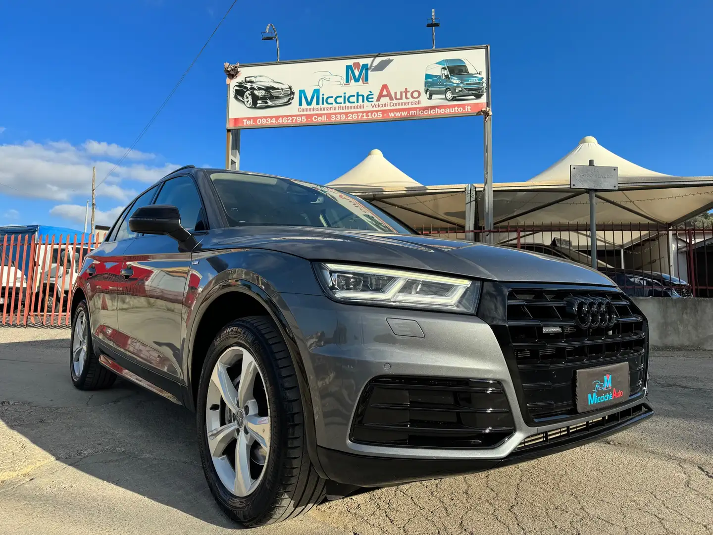 Audi Q5 Q5 50 TDI 286 S-LINE FULL VIRTUAL IVA ESPOSTA Grigio - 1