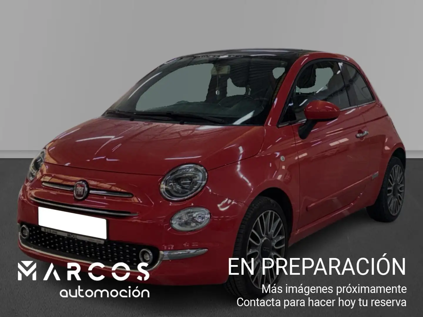 Fiat 500 1.2 Lounge Rojo - 1