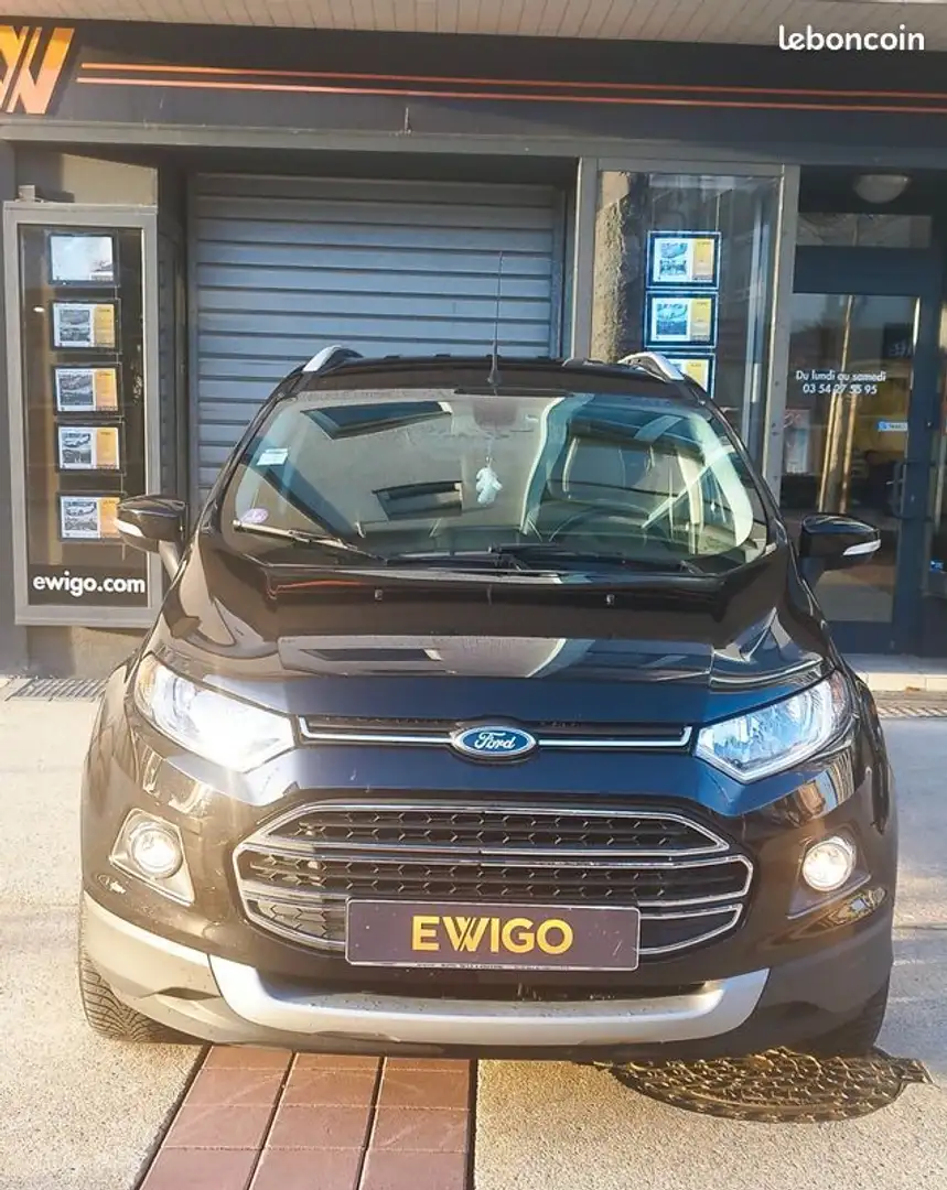 Ford EcoSport 1.0 ecoboost 125ch bva titanium 1er main pack hiver jantes ete 17p sieges chauffants Noir - 2