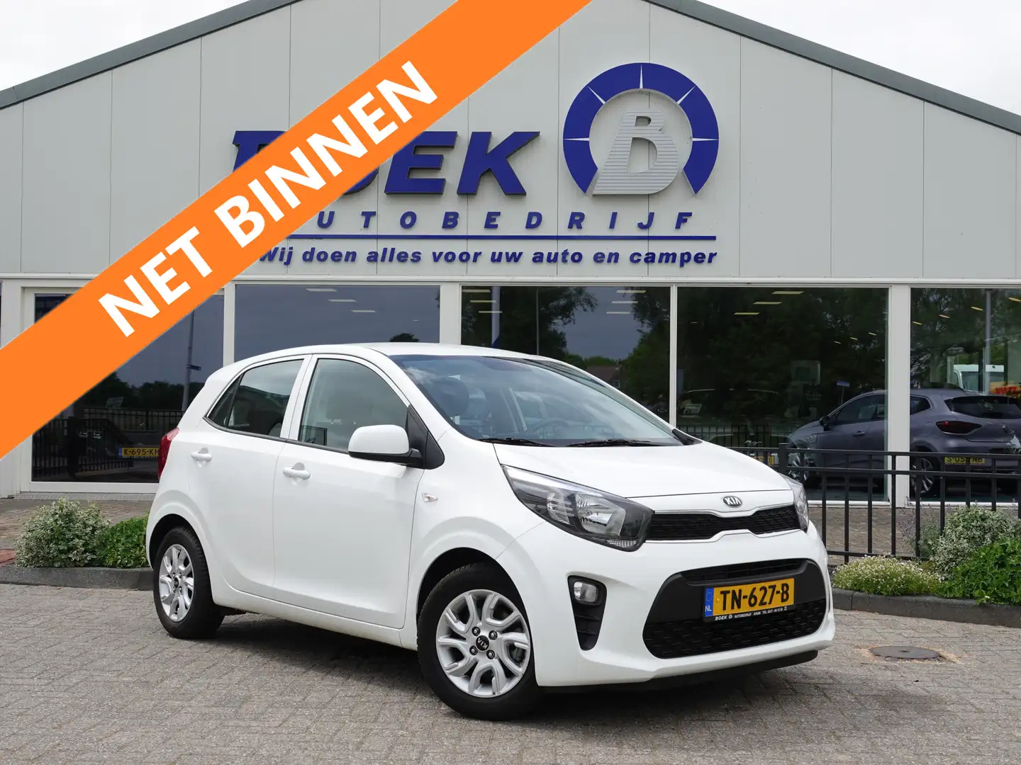 Kia Picanto 1.0 CVVT ComfortPlusLine Navigator NAVI | CAMERA | Blanco - 1
