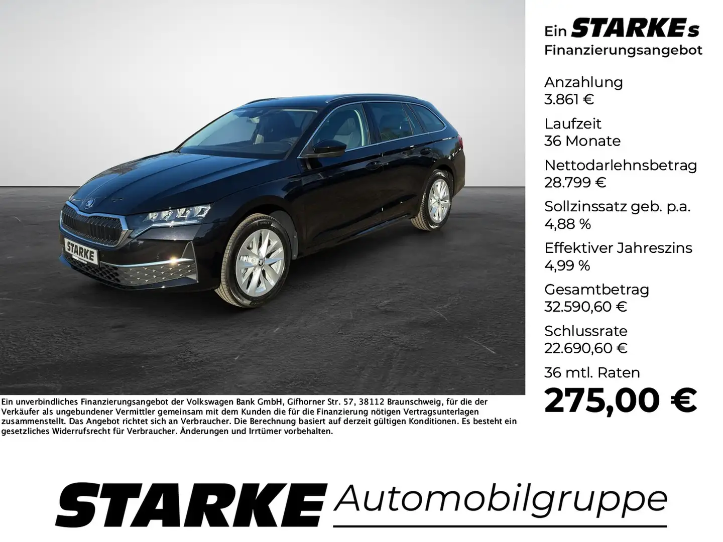 Skoda Octavia Combi 1.5 TSI mHEV DSG Selection Schwarz - 1