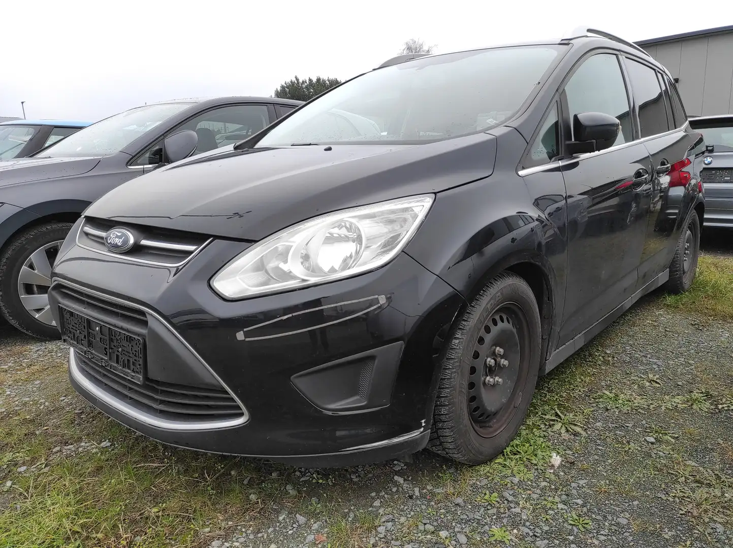Ford Grand C-Max 1.6 KLIMA 7-SITZER EURO-5 *TÜV 08-26* 6-GANG Fekete - 2