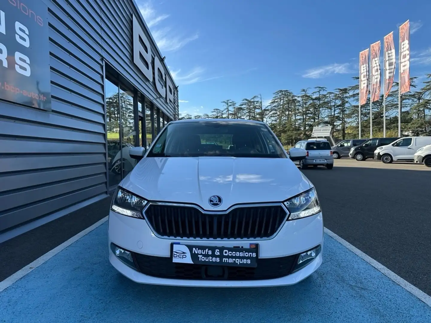 Skoda Fabia 1.0 MPI 60CH EDITION EURO6D-T Blanc - 2