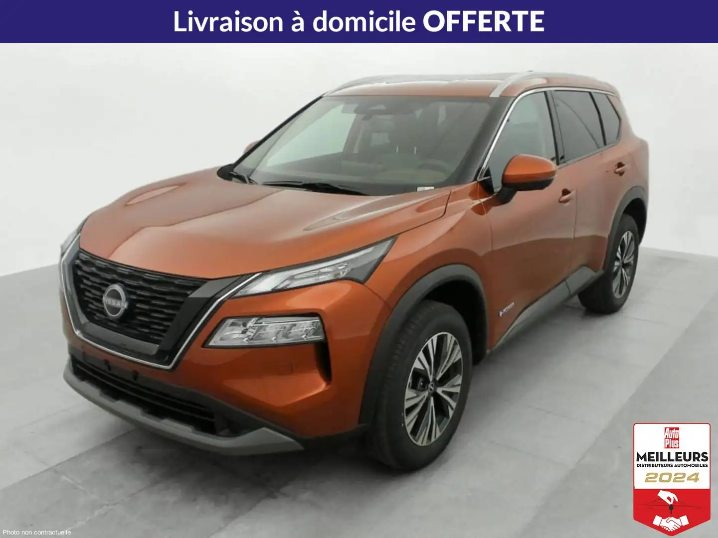 Nissan X-Trail e-POWER 213 ch e-4ORCE 5 Places N-Connecta Orange - 1