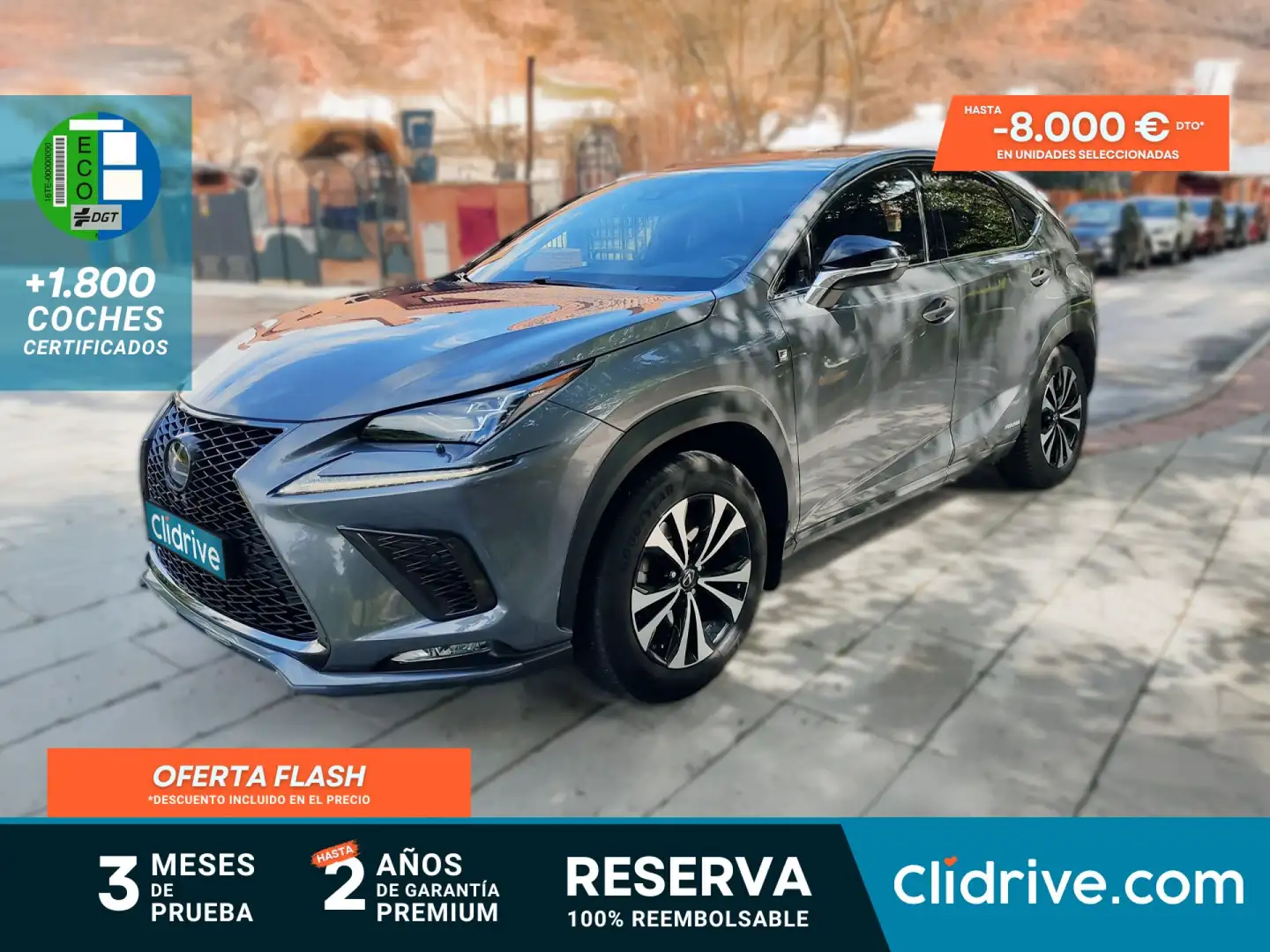 Lexus NX 300 300h F Sport Panorámico 4WD Gris - 1