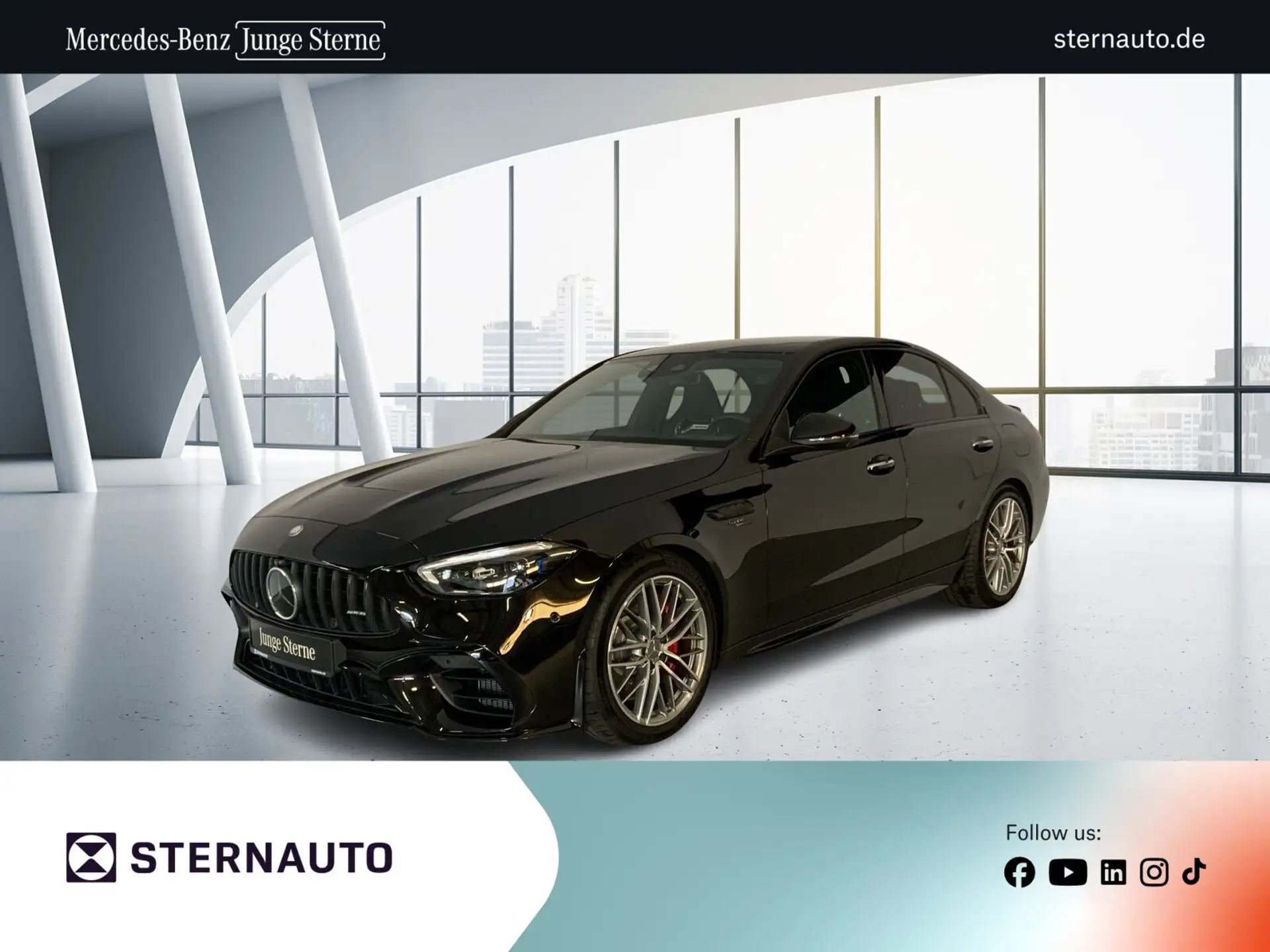 Mercedes-Benz C-Class C 63 S AMG 2024 검정 사진 1