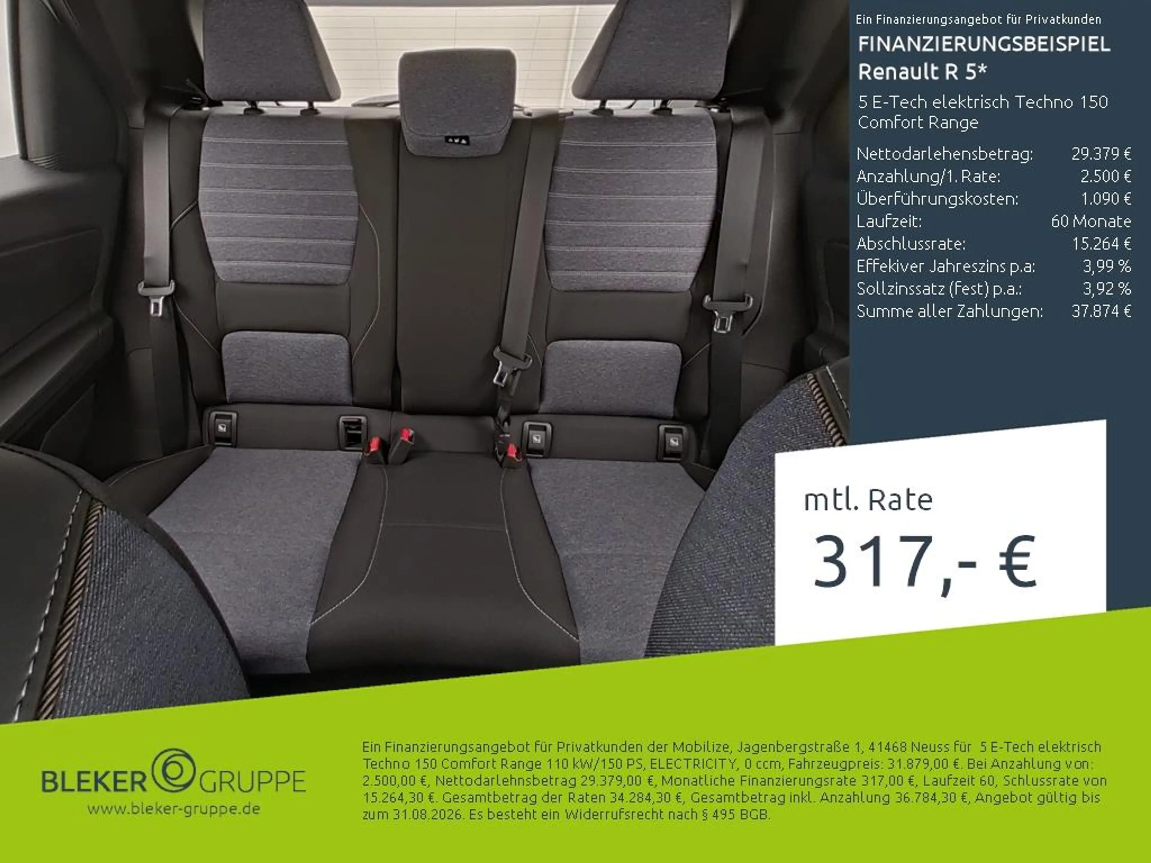 Renault R 5 5 E-Tech elektrisch Techno 150 Comfort Range