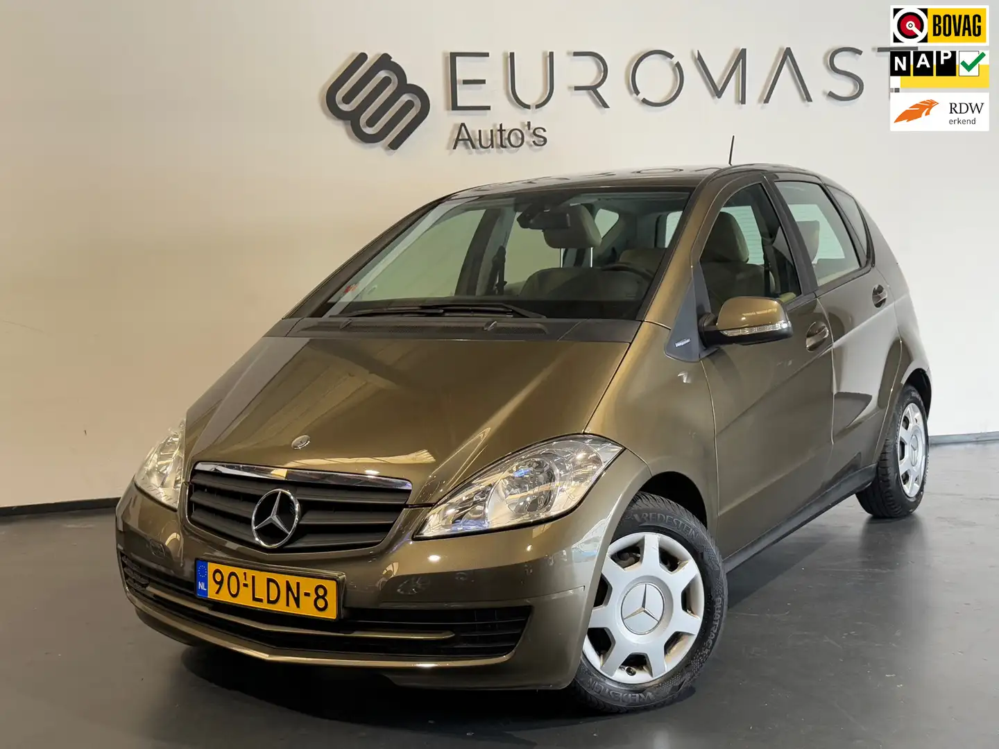 Mercedes-Benz A 160 BlueEFFICIENCY Business Class Airco Leder Stoelver Bruin - 1