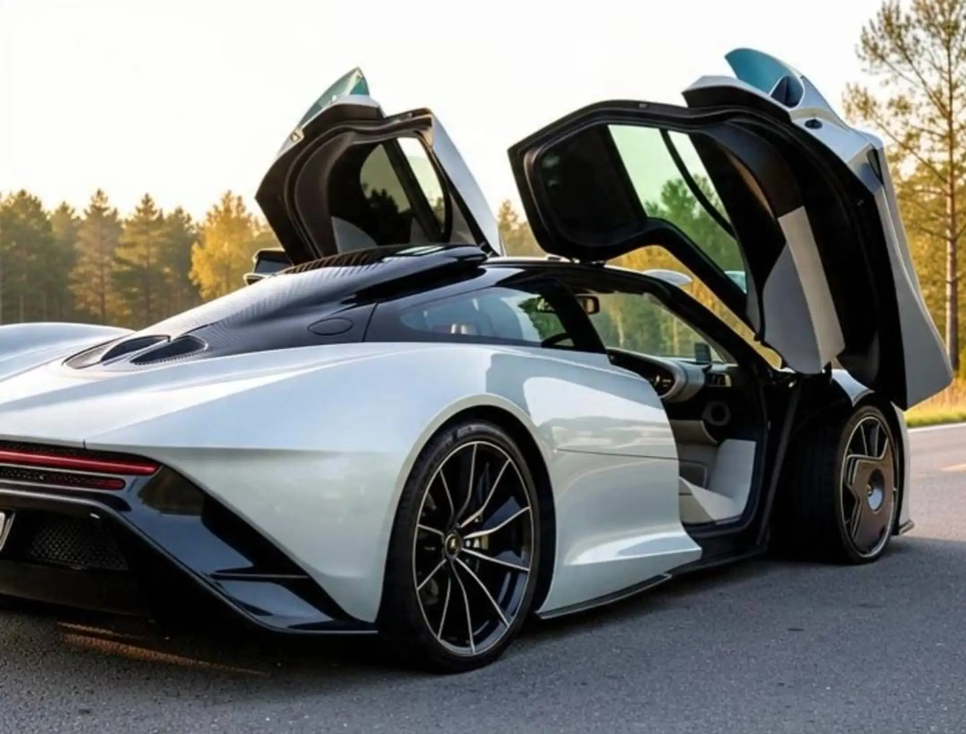 맥라렌 Speedtail 2021 화이트 사진 1
