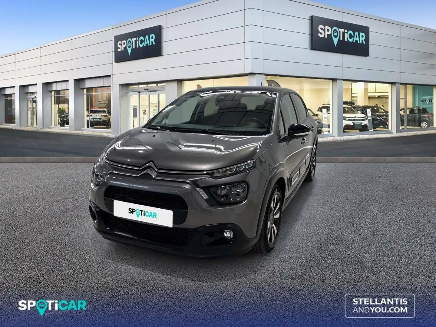 Citroen C3 PureTech 60KW (83CV) Shine Gris - 1