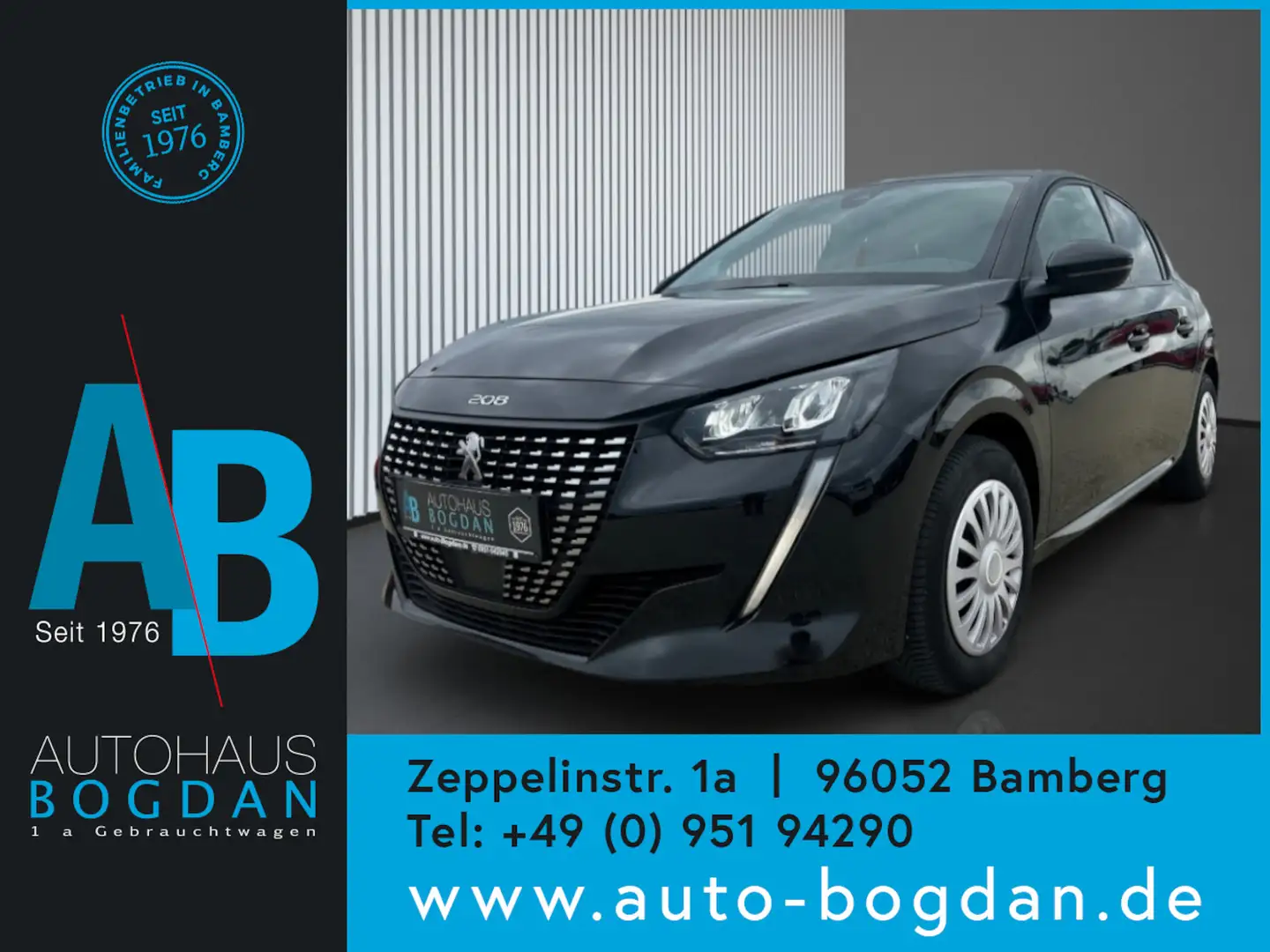 Peugeot 208 Allure Pack*Navi vApp*LED*Kamera*Tempom Schwarz - 1