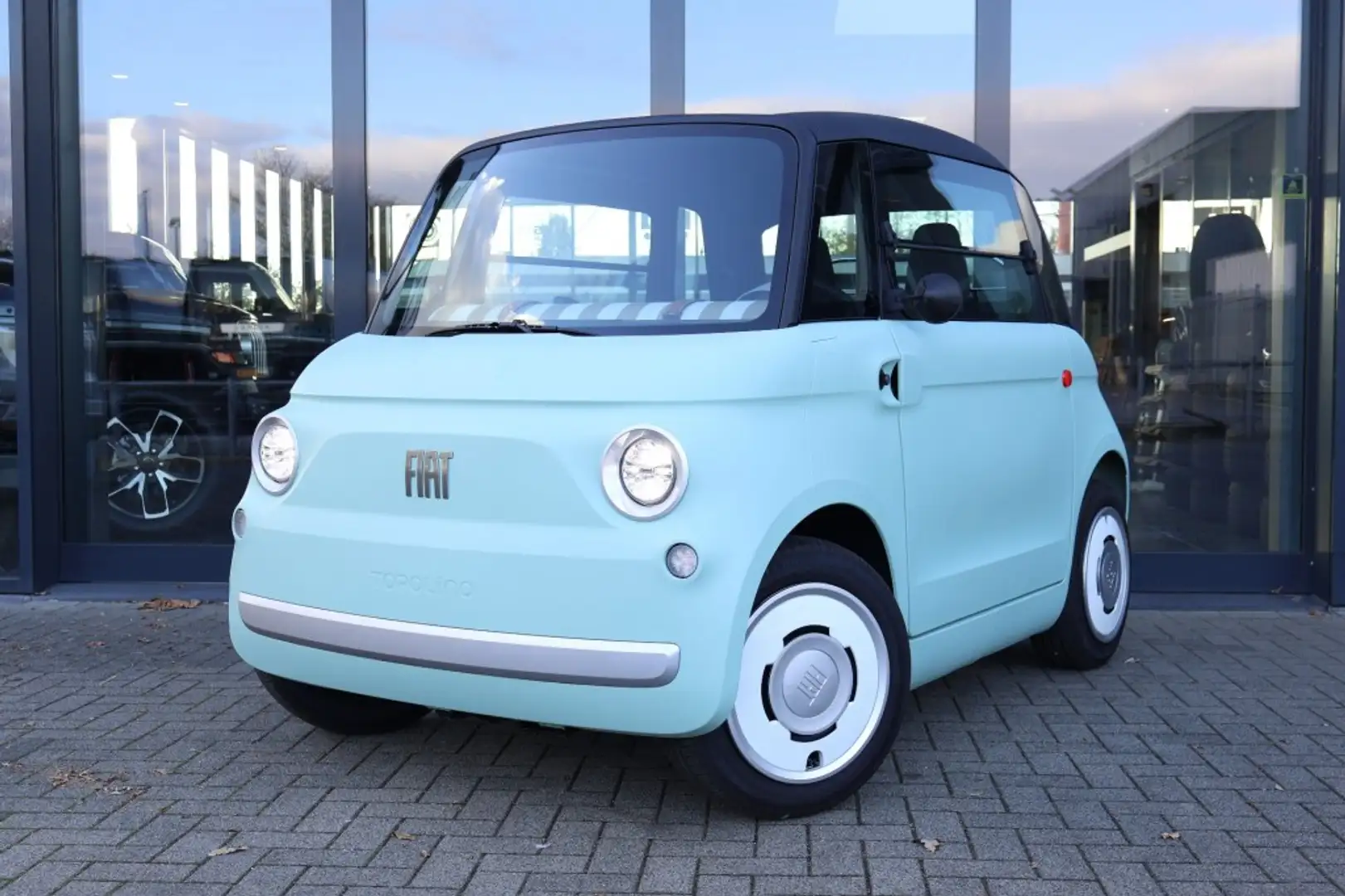 Fiat Topolino 5.4 KwH 9pk Automaat PANORAMADAK LED VERLICHTING Vert - 1