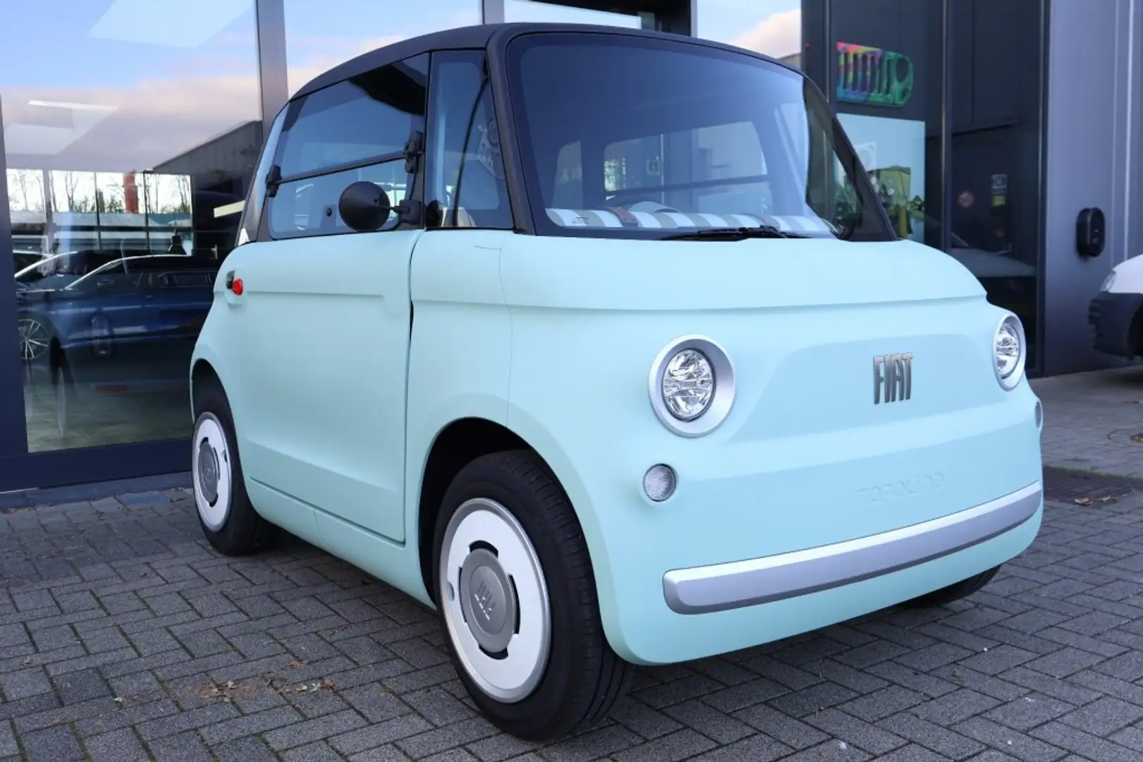 Fiat Topolino 5.4 KwH 9pk Automaat PANORAMADAK LED VERLICHTING Vert - 2