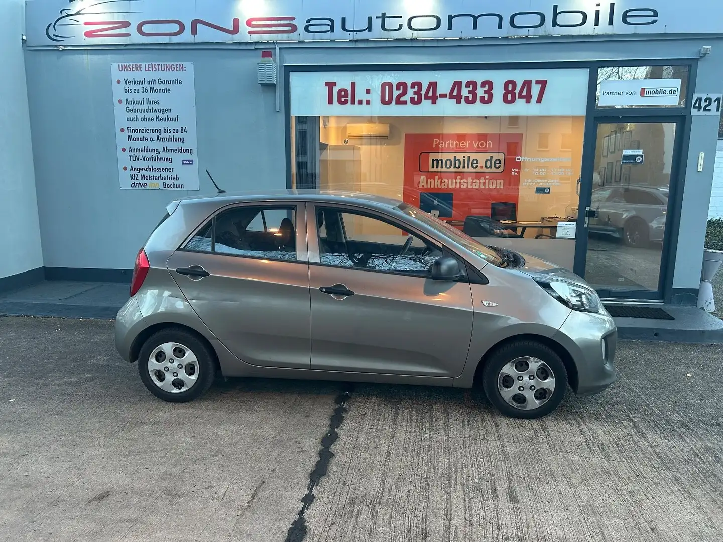 Kia Picanto +NaviZB+Servo+Klima+AllwetterRäder+ Silber - 1
