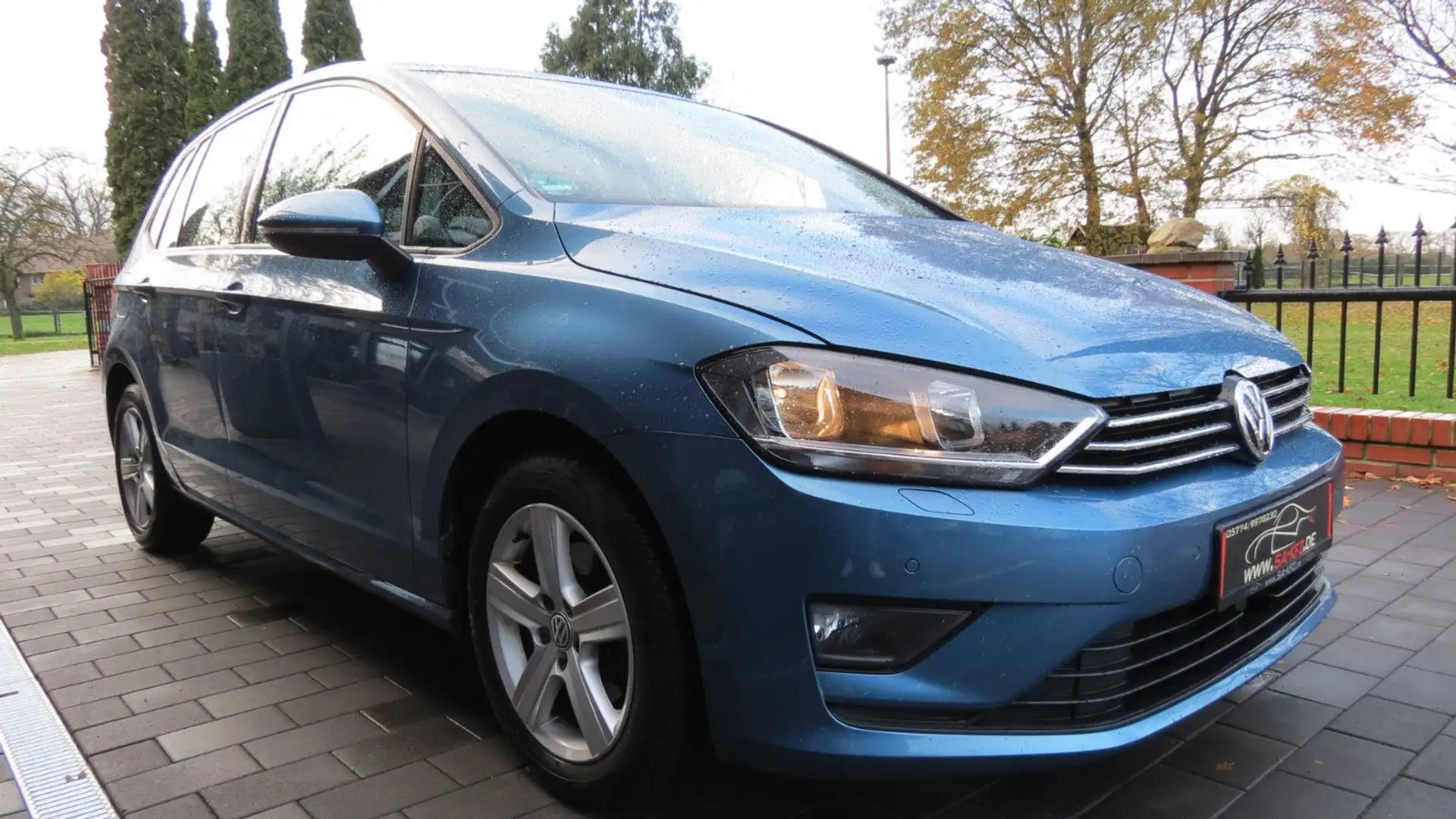 Volkswagen Golf Sportsvan /KLIMA/AHK/SCH.H/TÜV/SERVICE/ Blau - 1