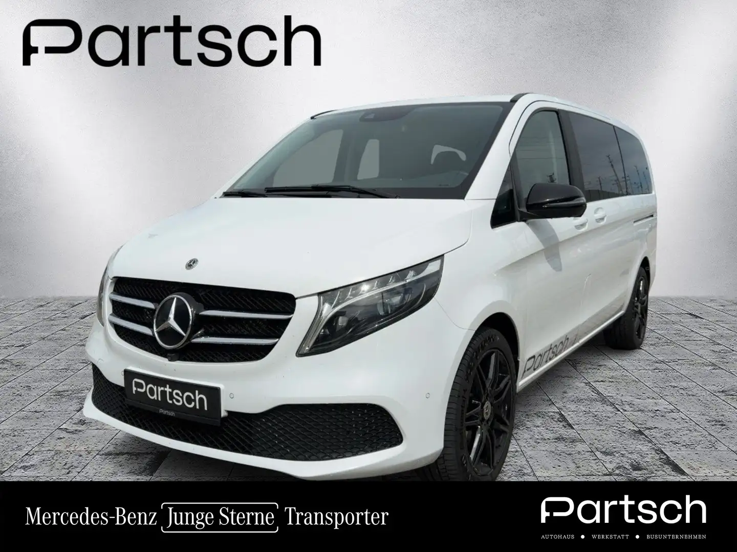 Mercedes-Benz V 300 d 4MATIC AVANTGARDE Lang Night el.Schiebe Weiß - 1