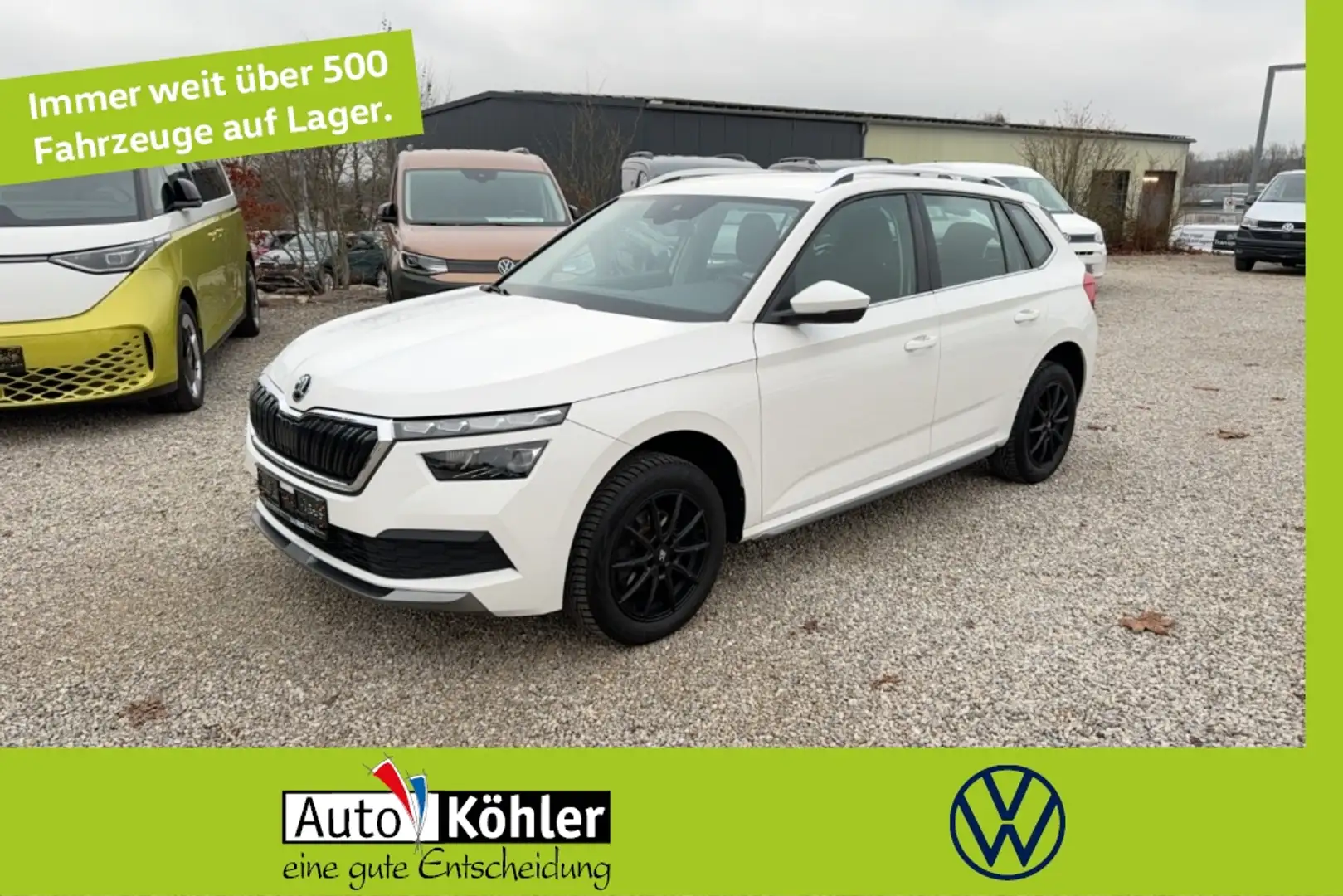 Skoda Kamiq TSI Style CarPlay/LED/PDC Weiß - 1