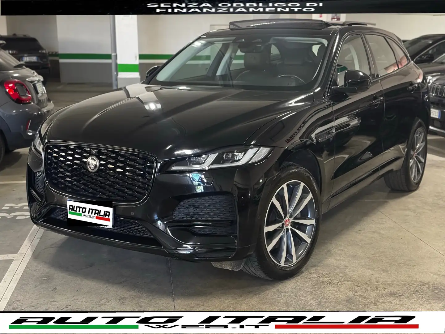 Jaguar F-Pace F-Pace 2.0d i4 MHEV R-Dynamic#TETTO#204cv#AWD Nero - 1