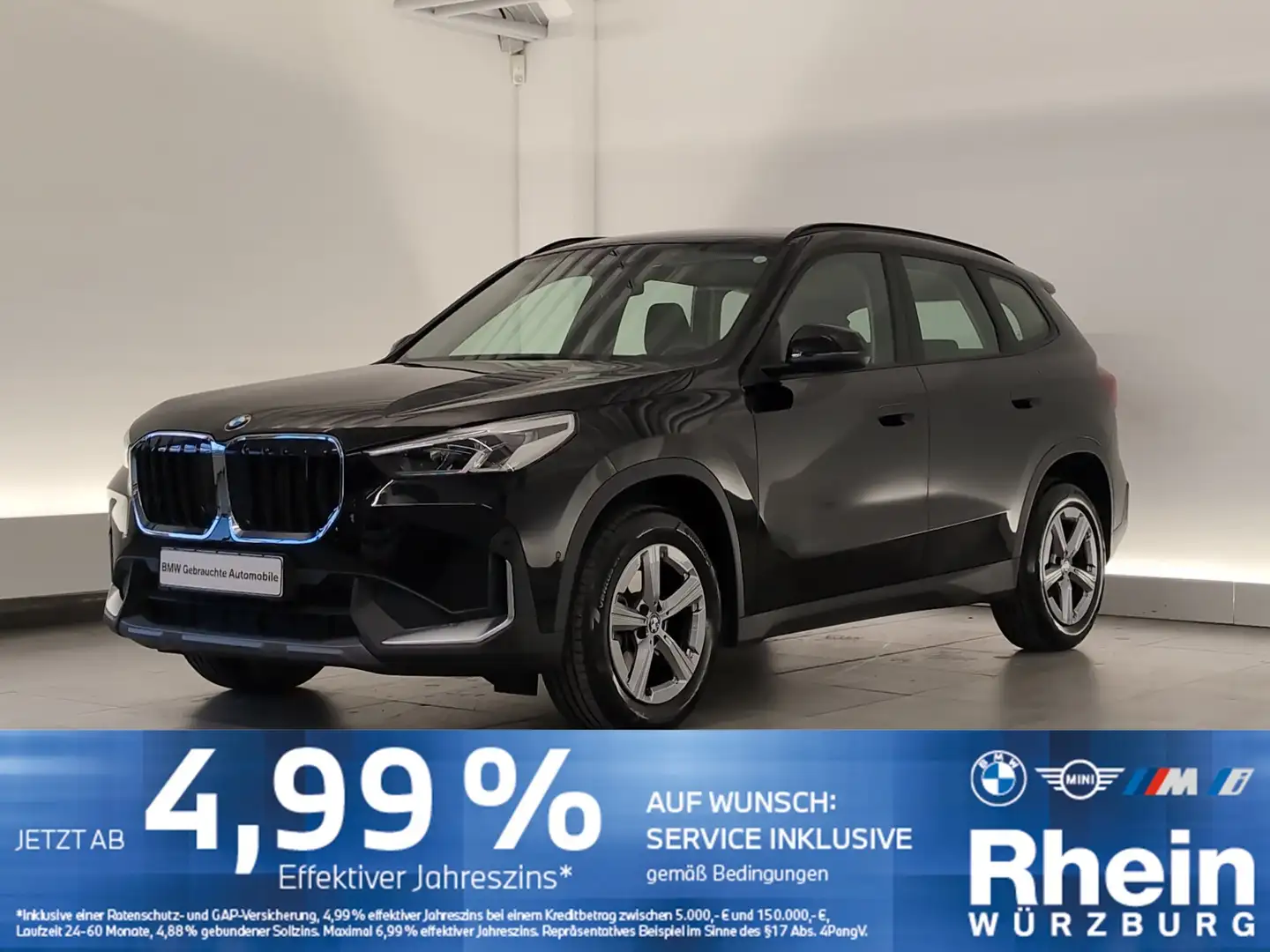 BMW X1 sDrive 18i Navi/LED/RFK/SHZ/Apple/PDC vo+hi Schwarz - 1