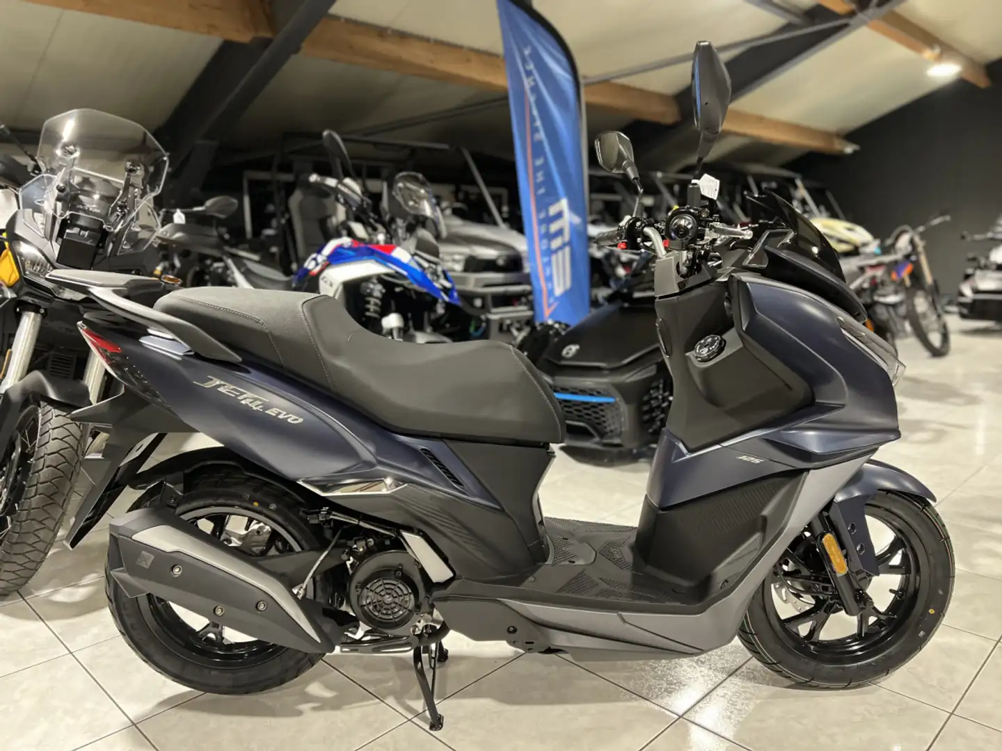 SYM Jet 14 EVO 125 Albastru - 1