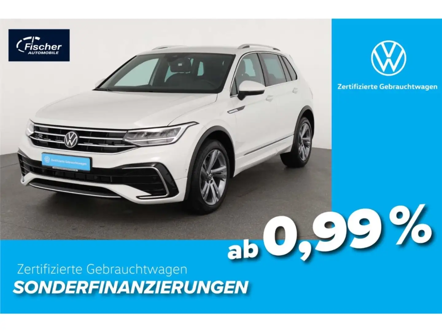 Volkswagen Tiguan 2.0 TDI 4Motion R-Line Weiß - 1