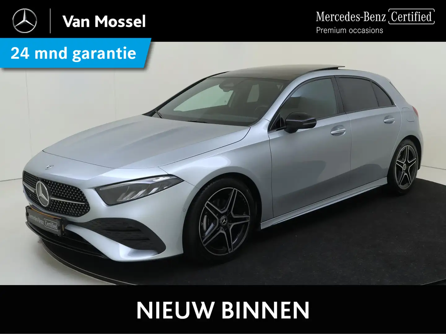 Mercedes-Benz A 180 AMG Line Panorama Dak / Nightpakket / Parkeercamer Grijs - 1