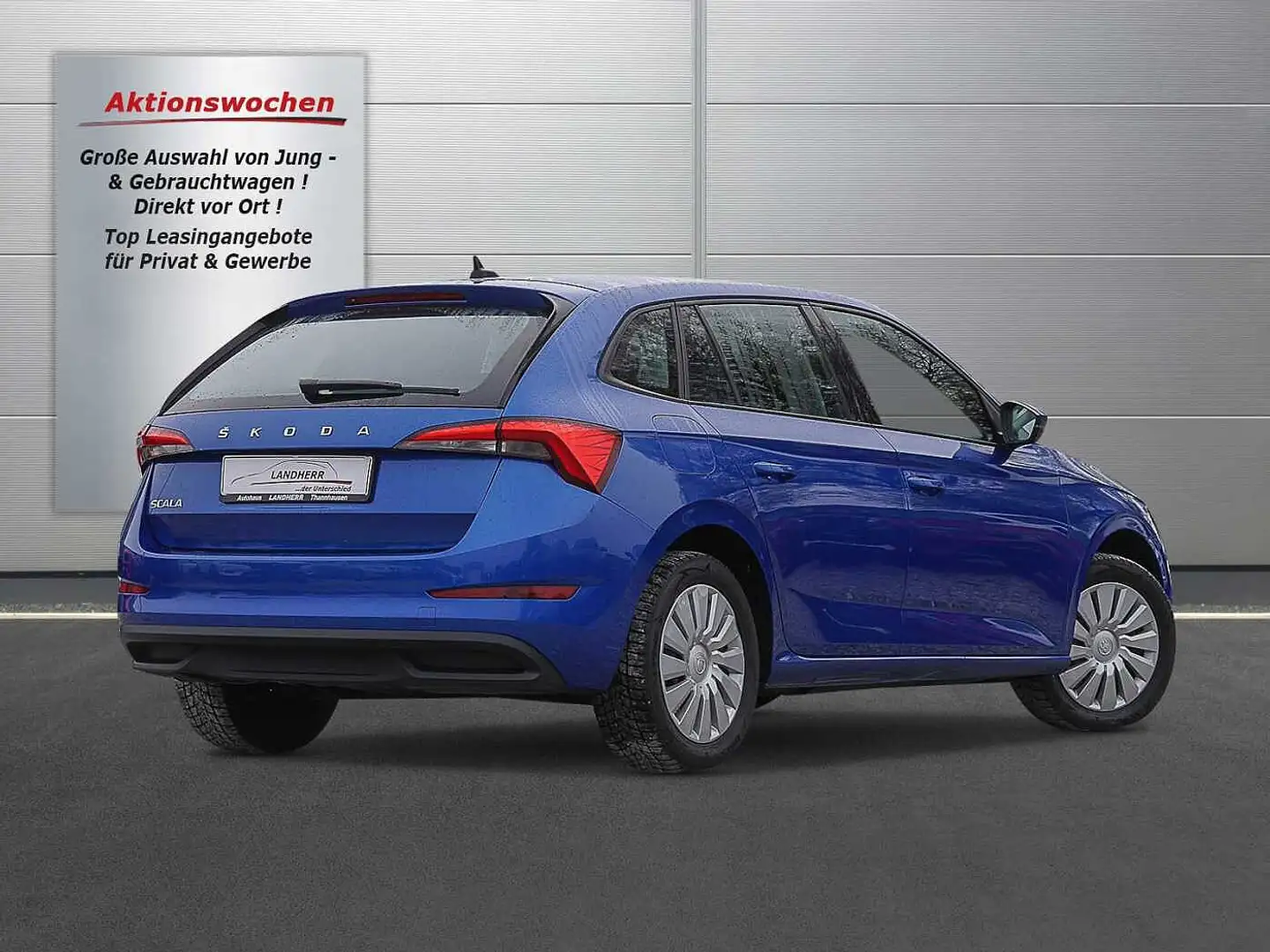 Skoda Scala 1.0 TSI Active Plus //Klima/LED Bleu - 2