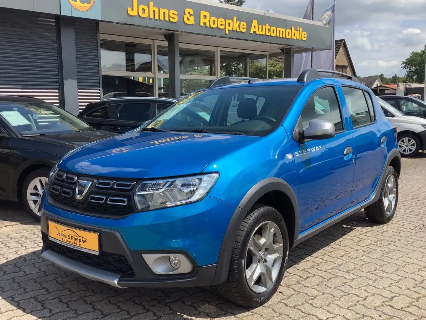 Dacia Sandero II Stepway Prestige / AHK / NAVI / TEMP Blau - 1