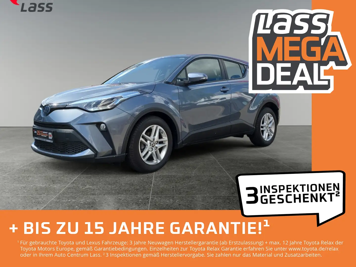 Toyota C-HR 1.8 Hybrid Flow +LED+Kamera+Klimaautomatik Grau - 1