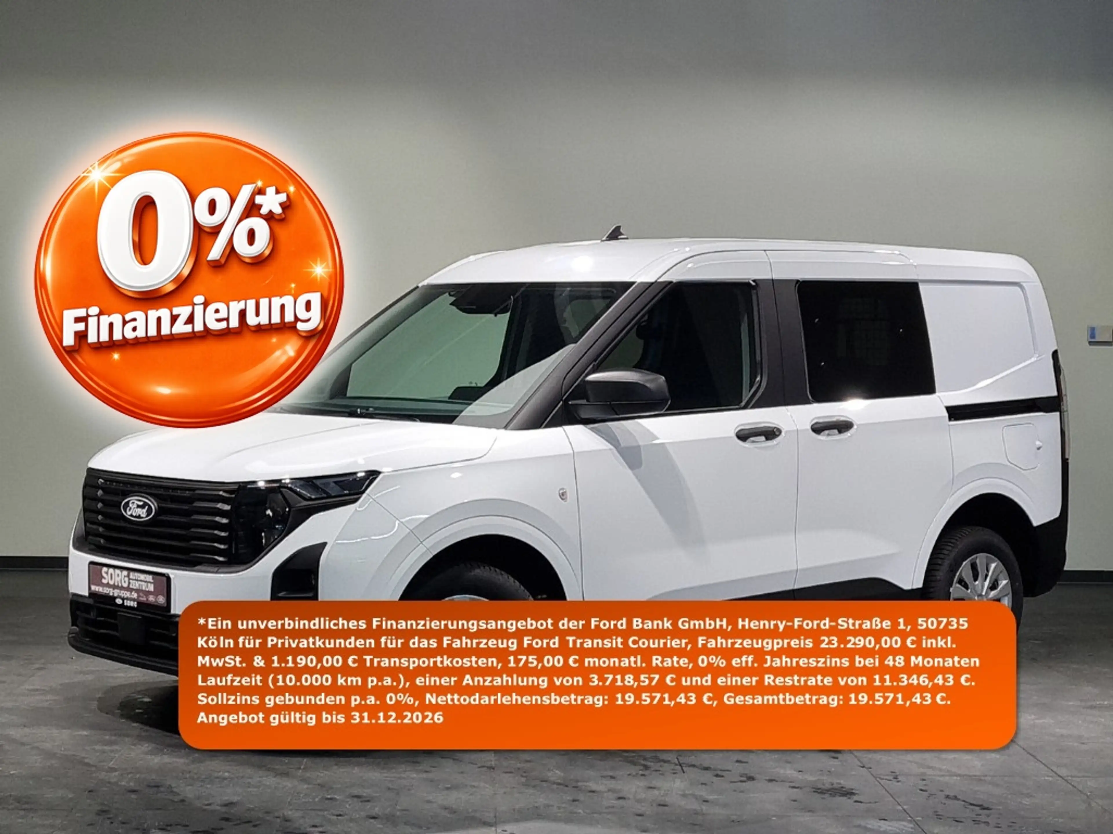 Ford Transit Courier Trend Kasten-Doka EcoBoost "GJR" — photo 13