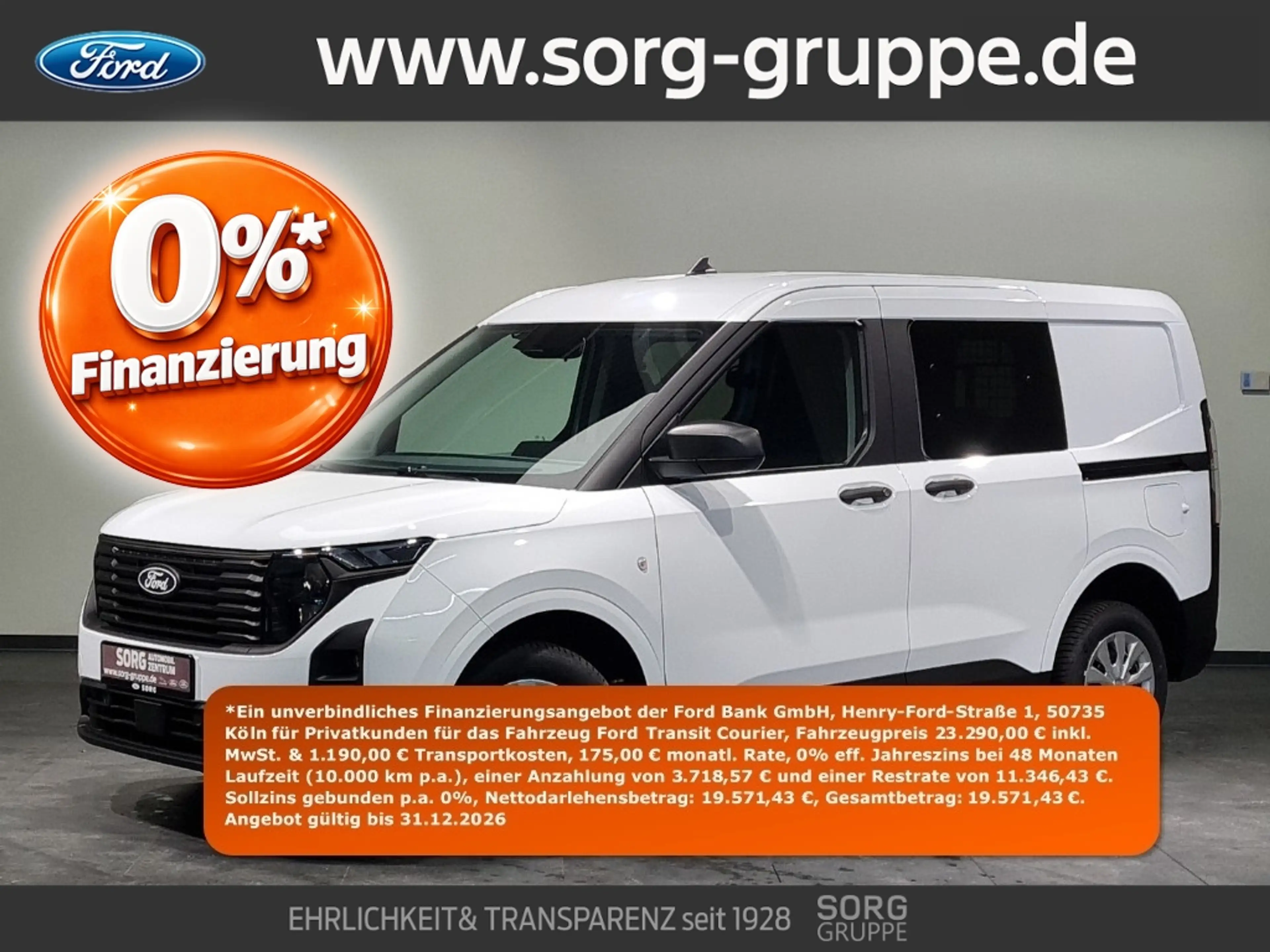 Ford Transit Courier Trend Kasten-Doka EcoBoost "GJR"