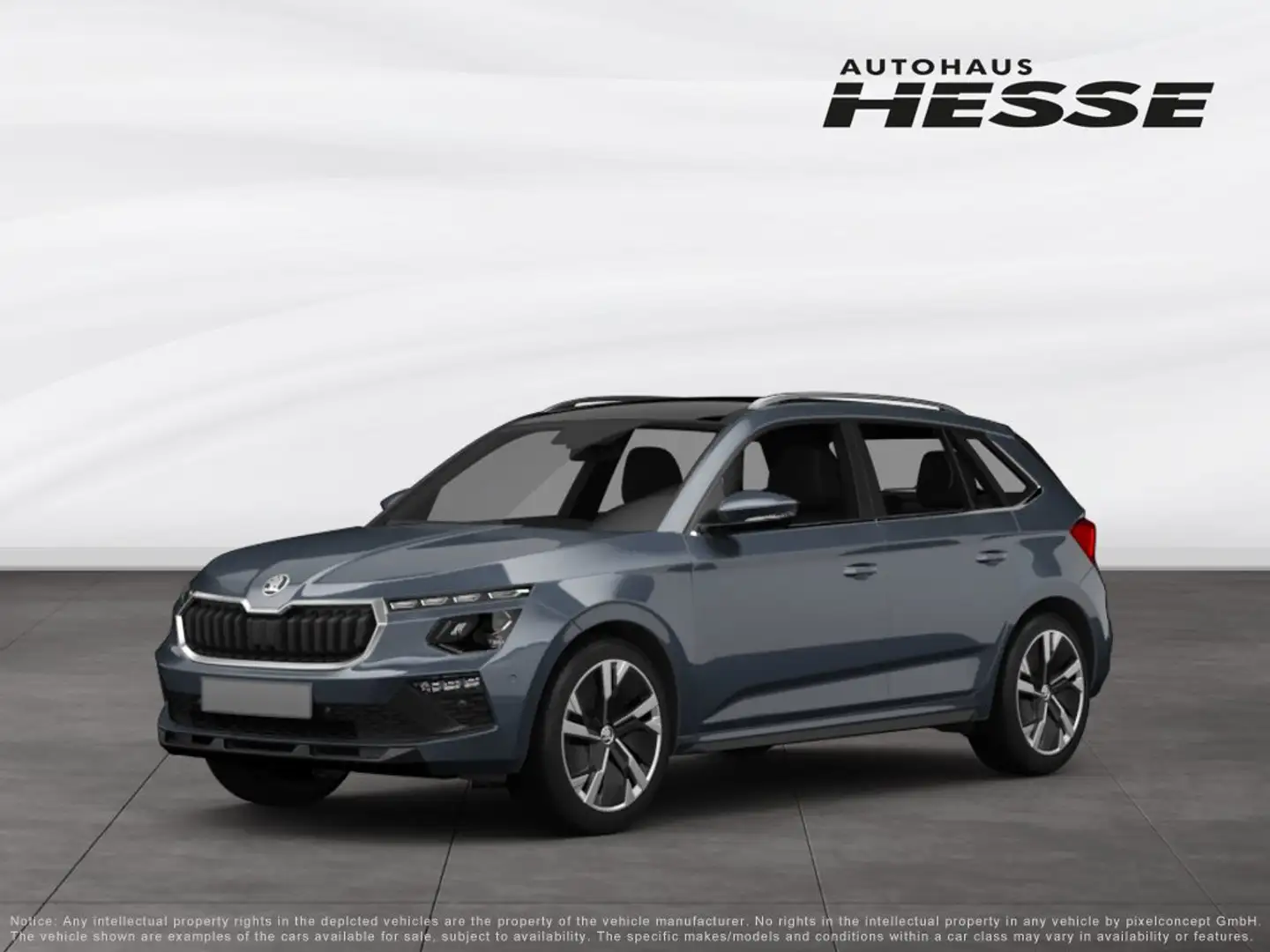 Skoda Kamiq 1.5 TSI Tour DSG, 18" Alu, AHK, Matrix, Navi, Kame Gris - 2