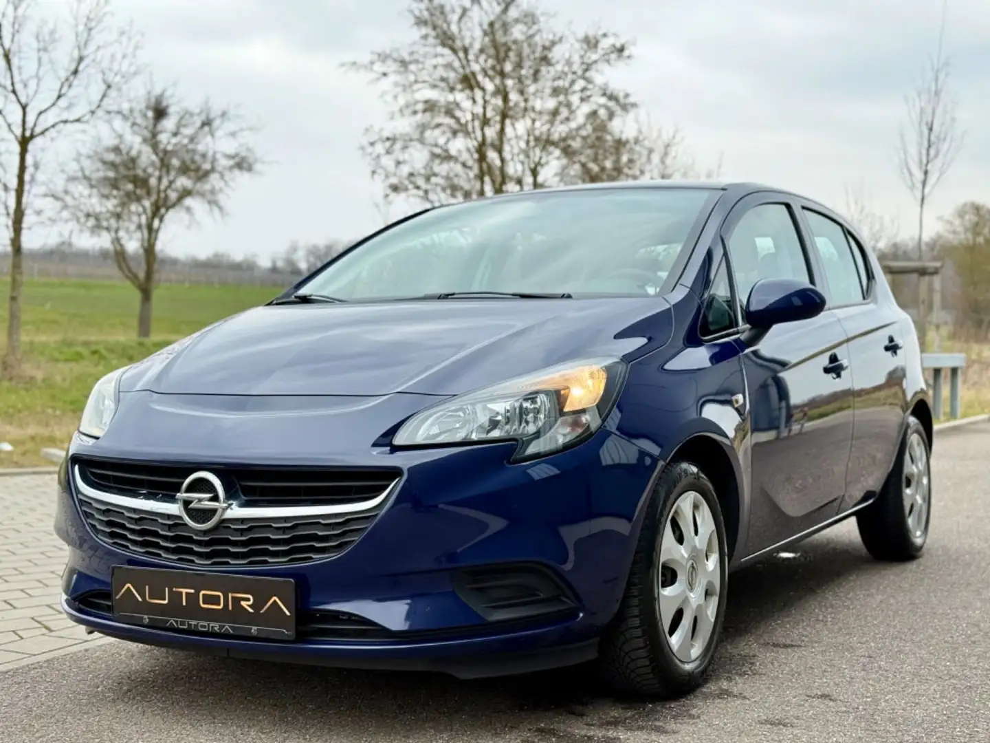 Opel Corsa E Edition ecoFlex FAHRRADTRÄGER|KLIMA|EU6| Bleu - 2