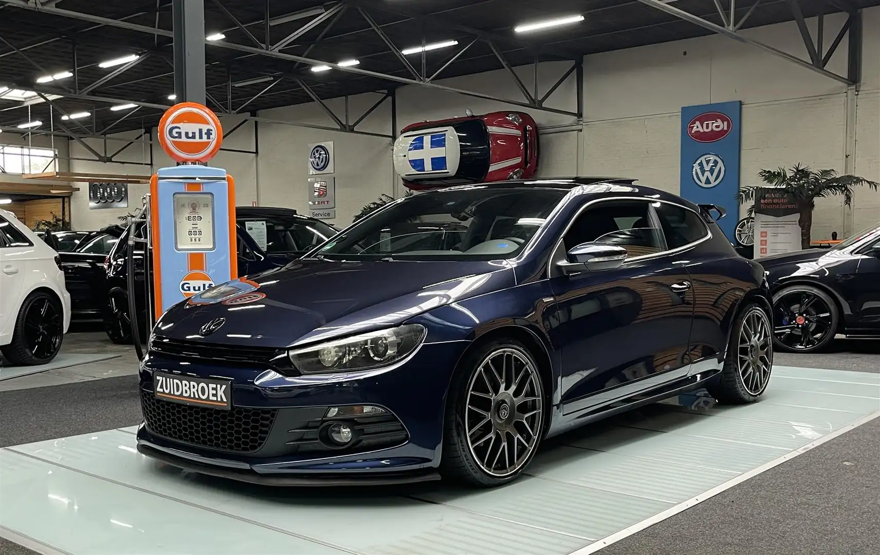Volkswagen Scirocco 2.0 TSI UNIEK!! 105DKM!! Cruise!! Clima!! Navi!! Blauw - 1