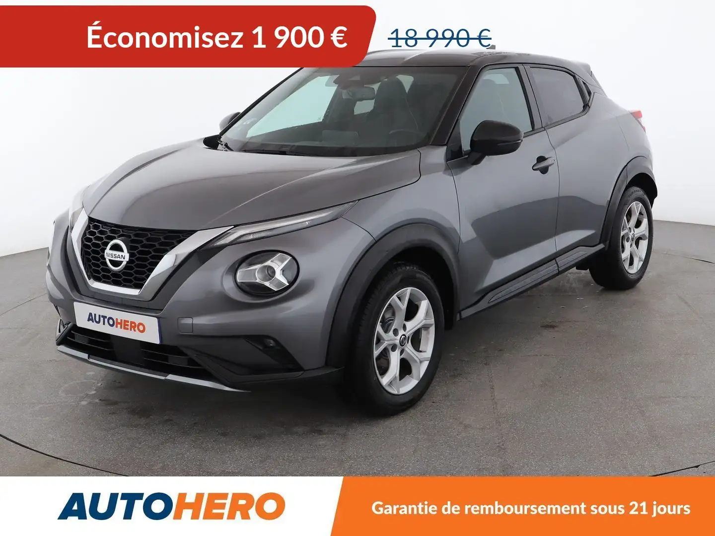 Nissan Juke 1.0 DIG-T N-Design DCT Gris - 1