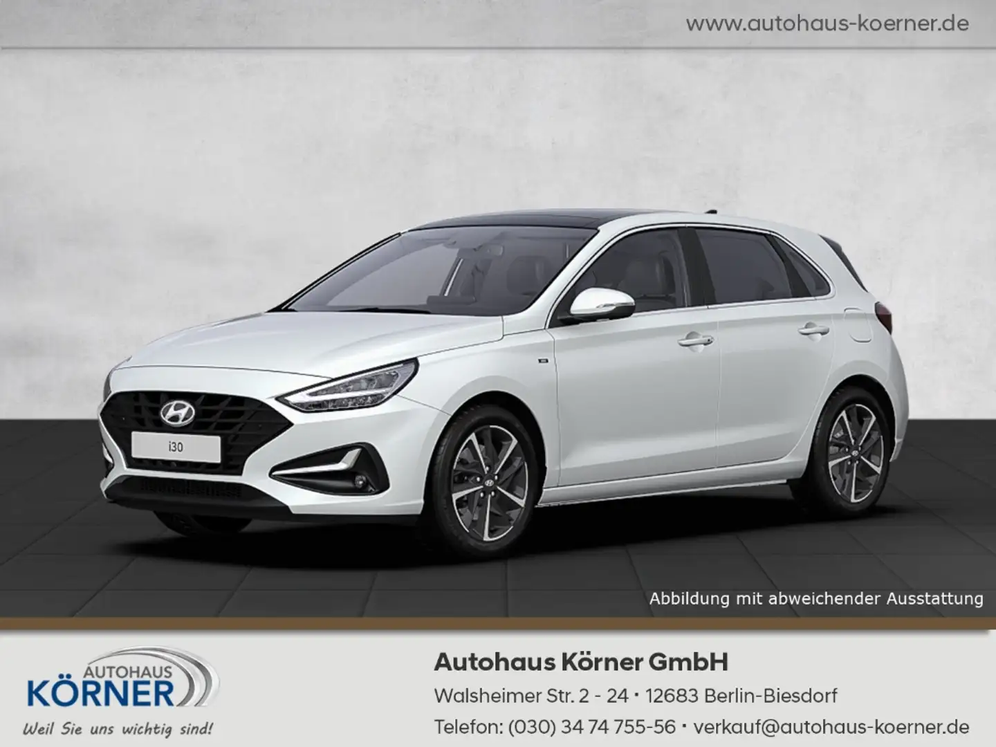 Hyundai i30 1.0 T-GDI ADVANTAGE NAVI digitales Cockpit Wit - 1