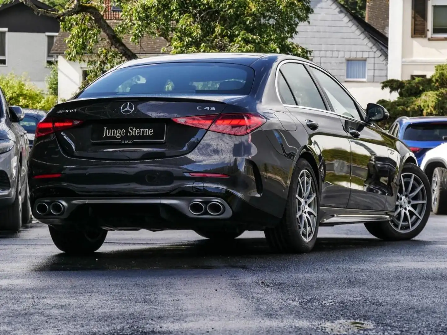 Mercedes-Benz C 43 AMG 4M Pano/AHK/Distr/360/Digital/Memo/Keyl Grijs - 2