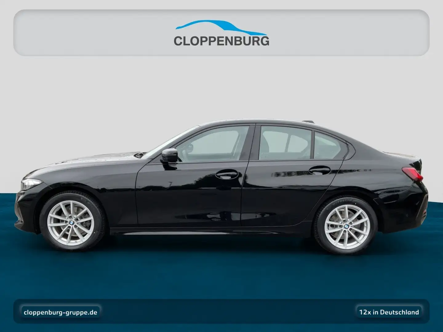 BMW 318 d Limousine Navi+SHZ+HiFi+Spurass.+Klimaaut. Schwarz - 2