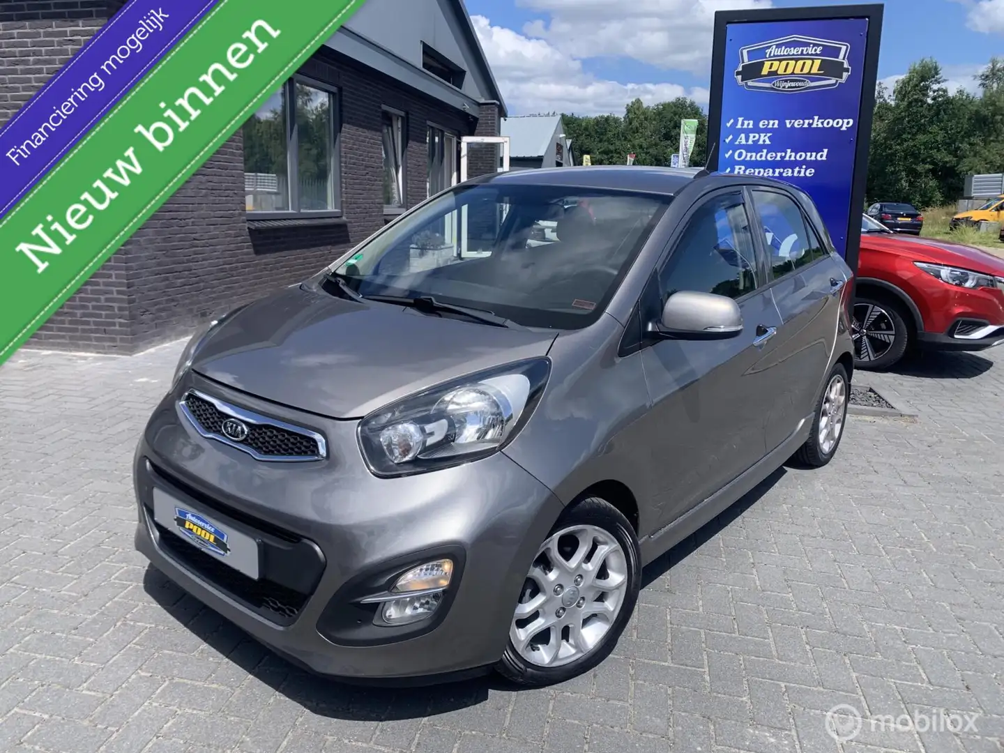Kia Picanto 1.2 CVVT Comfort Pack | 86PK ! | stoelverw | A/C Gris - 1