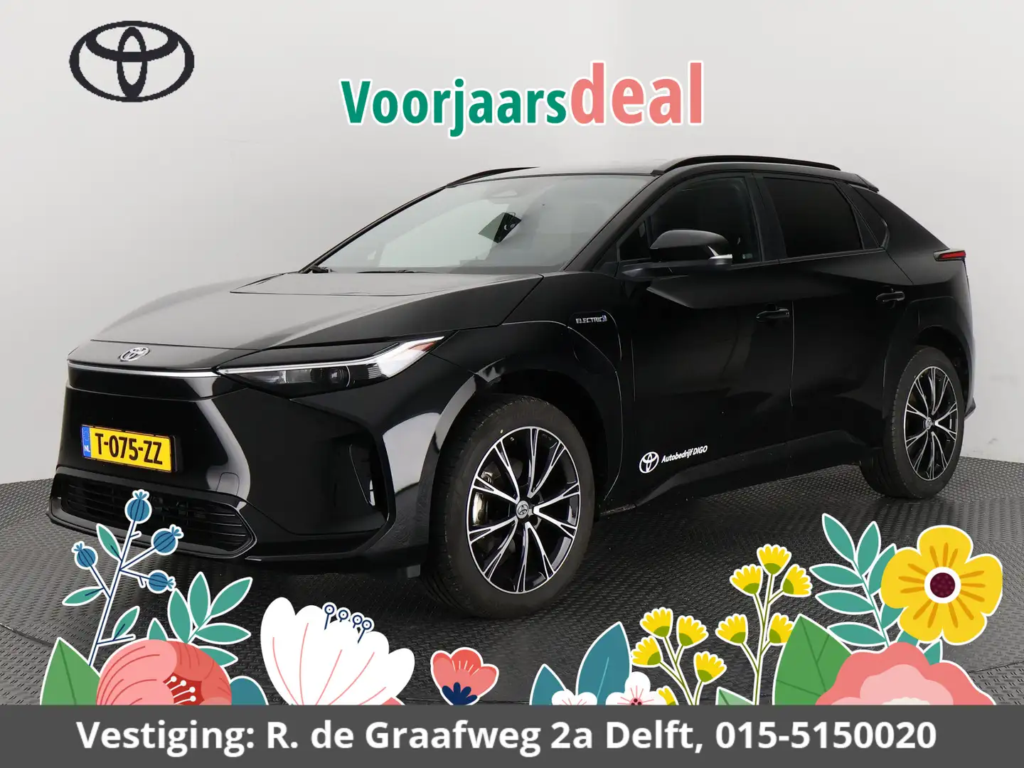 Toyota bZ4X Active Black Edition 71 kWh Zwart - 1