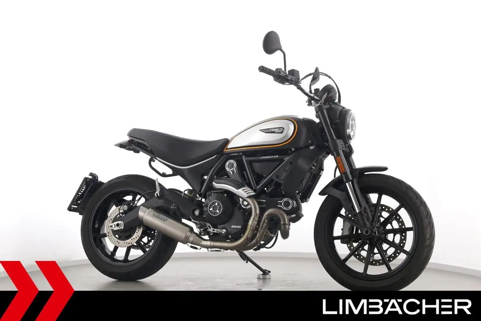 Ducati Scrambler Mivv-Auspuff Schwarz - 1