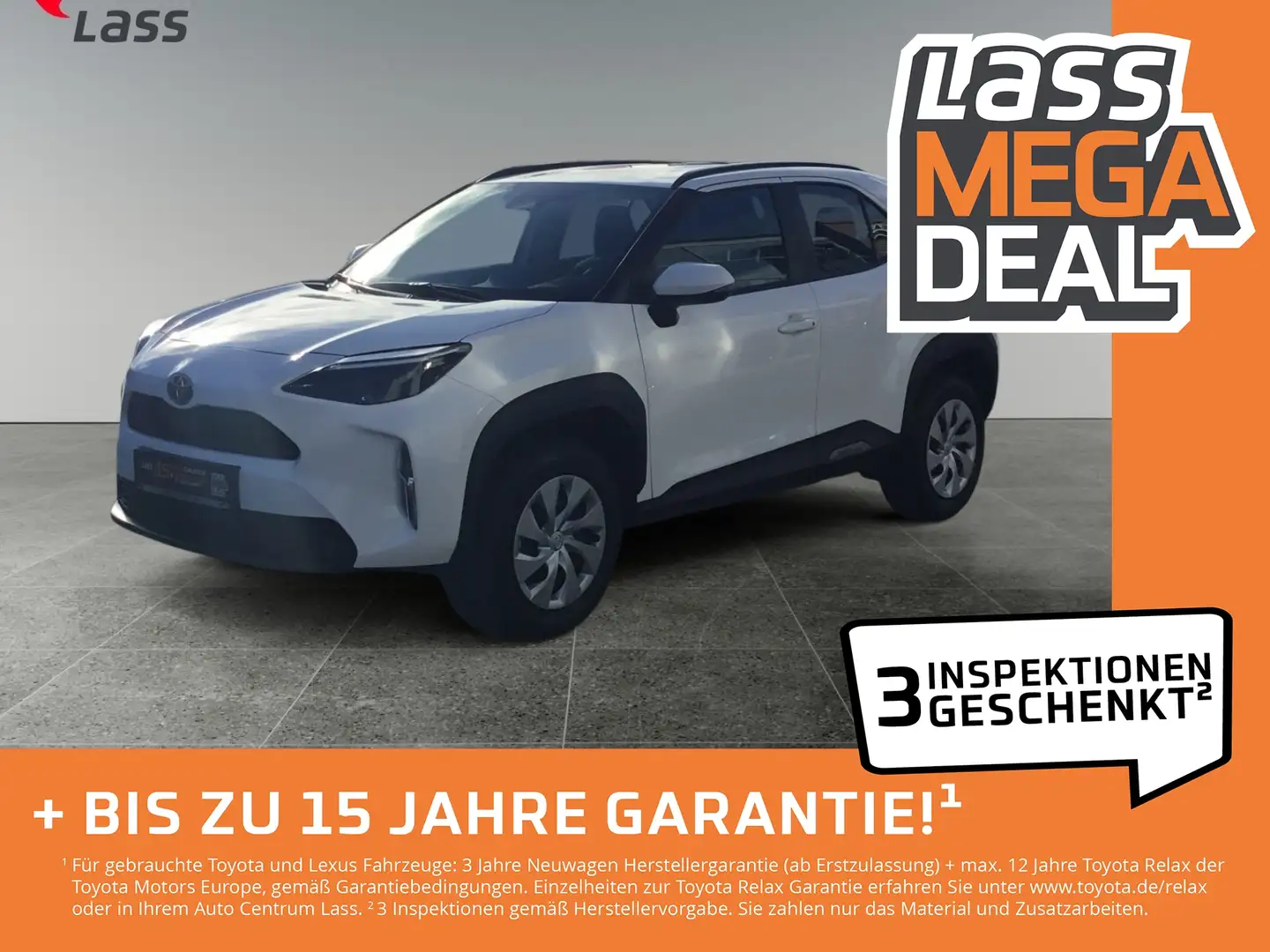 Toyota Yaris Cross - 1.5 l 4x2 Hybrid SHZ, KAMERA, GJR Wit - 1