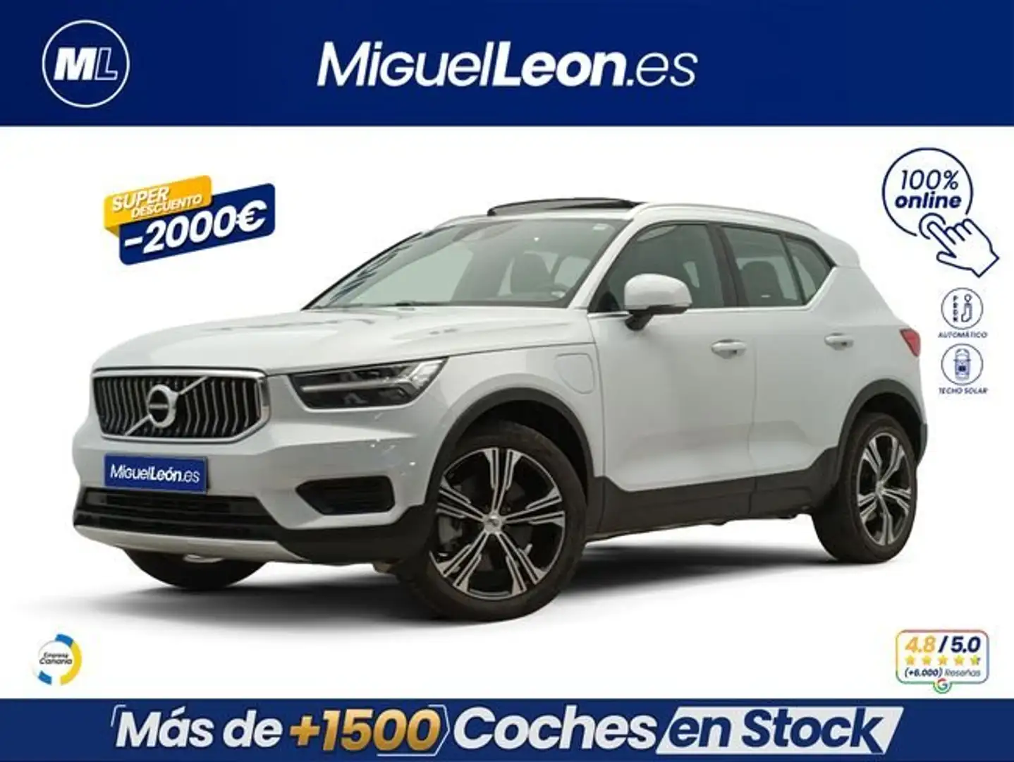 Volvo XC40 1.5 T4 Twin Recharge Inscription Auto Blanco - 1
