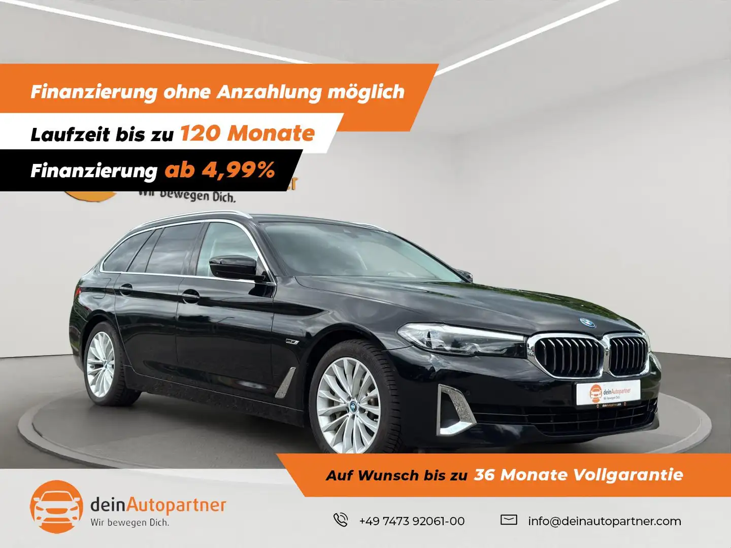 BMW 530 e Luxury Line Leder LED Navi RFK Busin. Paket Nero - 1