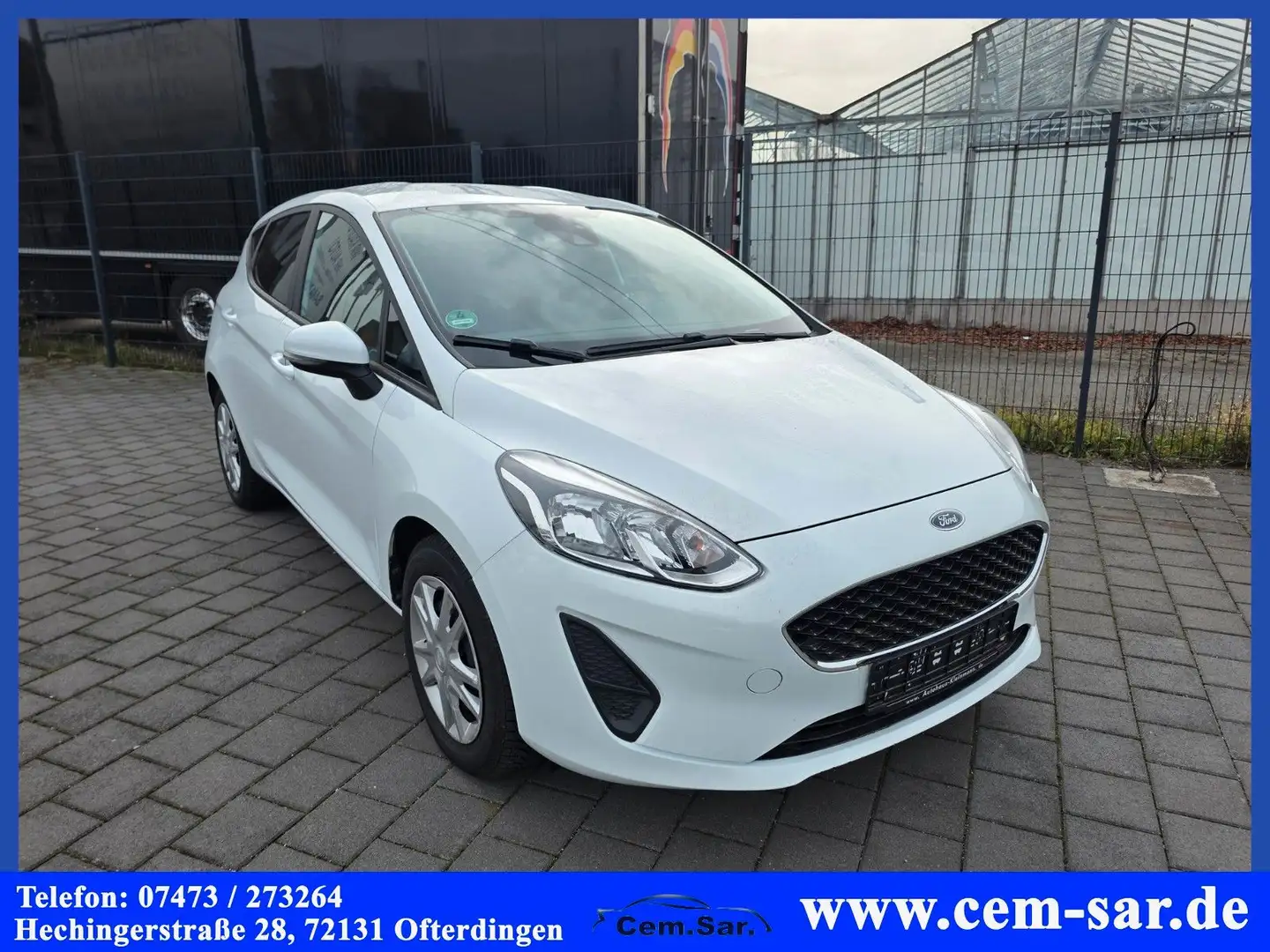 Ford Fiesta aus 1.Hand mit wenig KM *EURO 6* Weiß - 1