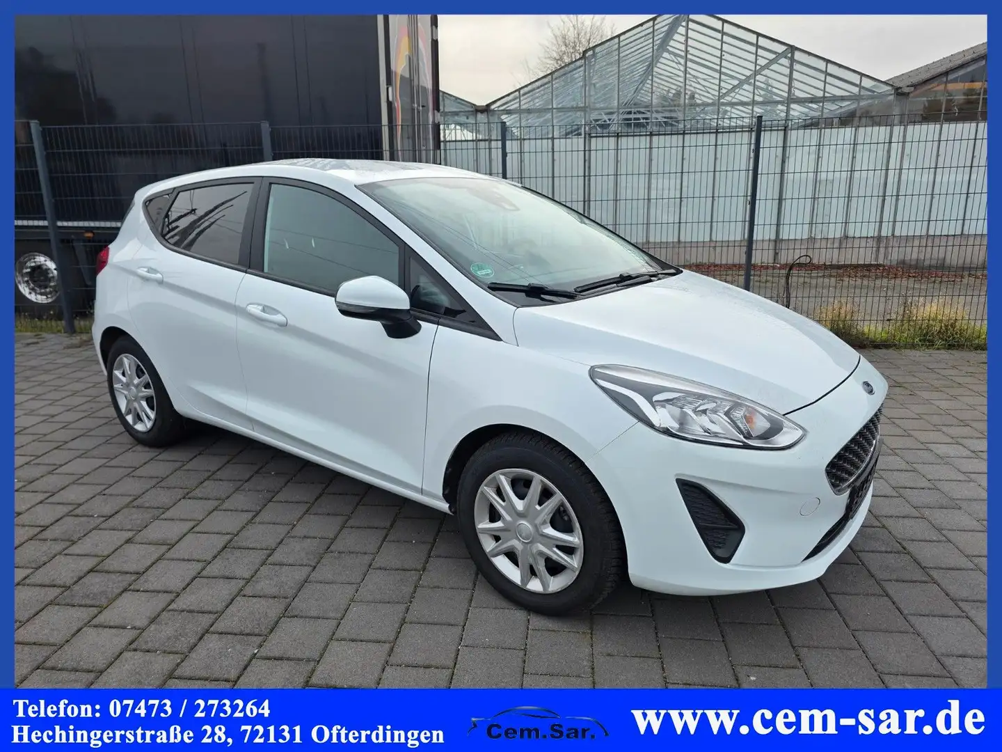 Ford Fiesta aus 1.Hand mit wenig KM *EURO 6* Weiß - 2