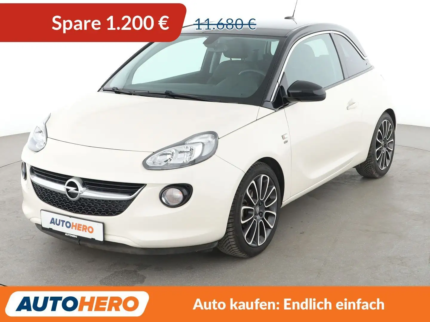 Opel Adam 1.4 Germany's next Topmodel*PDC*SHZ*KLIMA*TEMPO* Weiß - 1